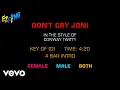 Download Lagu Conway Twitty - Don't Cry Joni (Karaoke EZ Sing)