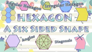 Hexagon Shape Regular and Irregular Hexagon Six Sided Polygon Six Sided Shape