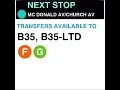 B67 to Downtown Bklyn Sands Wythe Av Bus Announcements