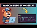 How to Generate Random Numbers in Javascript without Repetition