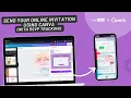 Send your Online Invitation using Canva with RSVP Tracking