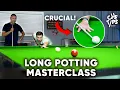 Stephen Hendry Gives Chris Hughes A MASTERCLASS In Long Potting