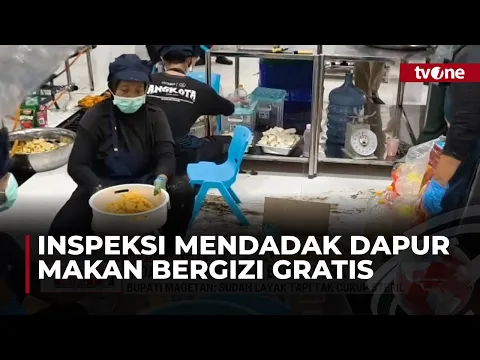 Pj Bupati Magetan Sidak Dapur MBG, Dapur Sudah Layak Tapi Harus Lebih Steril