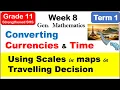Grade 11 Gen Math Converting Currencies Time Using Scales in Maps in Traveling Decision Week 8