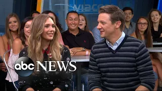 elizabeth olsen and jeremy renner open up about wind river