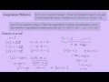 Abstract Algebra 1 Congruence Modulo n