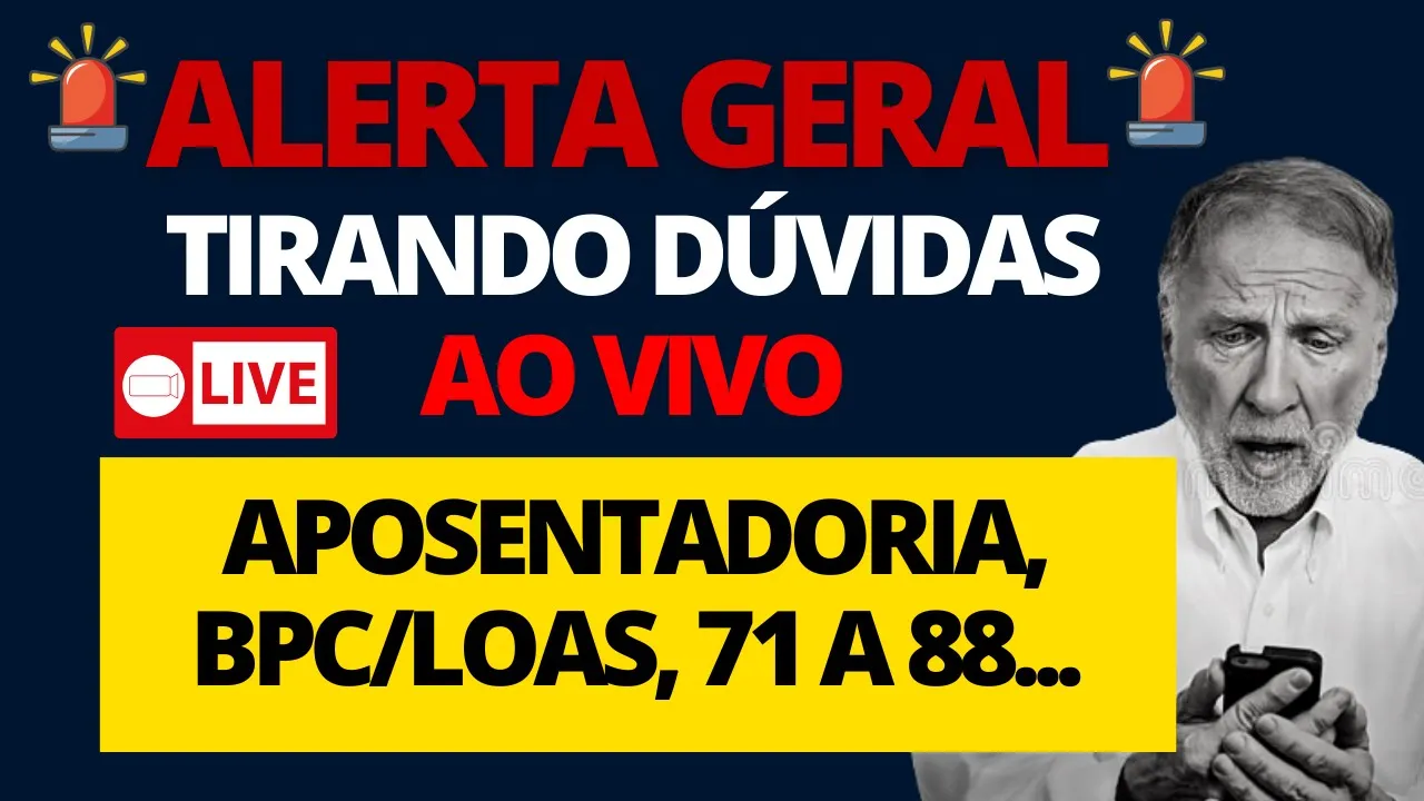 TIRA DÚVIDAS AO VIVO: RESPONDENDO SOBRE PROVA DE VIDA GRANA EXTRA 1971 A 1988 APOSENTADORIA BPC/LOAS