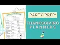 Printable Thanksgiving Planners plus a great tip to make sure you actually use them