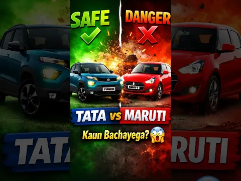 Tata Vs Maruti Safety 🦺 #tatamotors #marutisuzuki