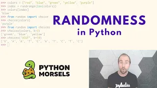 Selecting random values in Python