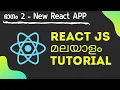 React malayalam tutorial create first application with npm