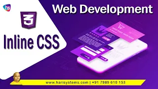 Inline CSS3 tutorial Web development tutorial Sekharmetla Harisystems