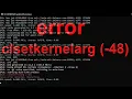 How to fix ClSetKernelArg -48 Fatal error detected Restaring