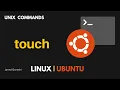 How to create an Empty File or Change the File Timestamp touch Command in Linux