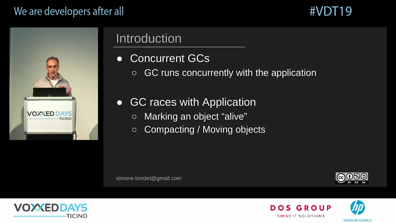 [VDT19] Concurrent Garbage Collectors: ZGC & Shenandoah by Simone Bordet [IT]