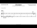 Chicken (Maceo Parker) Trumpet (Bb) Transcription