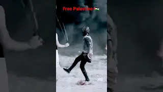 رقصة الحرية للهنود الحمر لشاب فلسطين Free Palestine 
