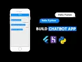 ChatBot App In Flutter Python Backend With Flutter Heroku Server Full Explanation