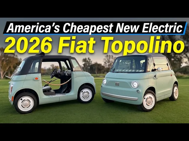 America’s Cheapest Electric Vehicle: The 2026 Fiat Topolino Reviewed