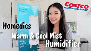 COSTCO Homedics warm cool mist ultrasound humidifier
