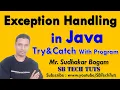Exception Handling in java What is Exception Exception Handling Java Programming in Telugu