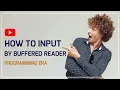 Java Introduction Part 4 Reading Data by Buffered Reader Class in java programming
