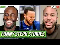 Draymond Green Moses Moody tell HILARIOUS Steph Curry stories from Golden State Warriors practice