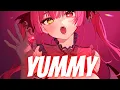 Nightcore - Yummy (Lyrics) (Sped up)