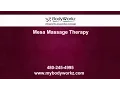 Mesa Massage Therapy BodyWorkz