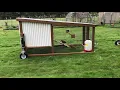 5x10 mobile chicken tractor