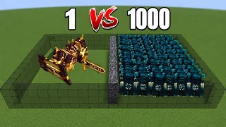 🔥 1 BOSS VS 1000 WARDENS IN MINECRAFT! 😱Названия