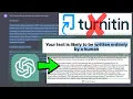 How to Bypass TurnItIn AI Writing Detection ChatGPT