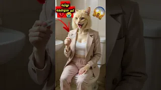 مدام مياو حامل بس مين الأب النهاية غير متوقعة Shorts Ai Cat 