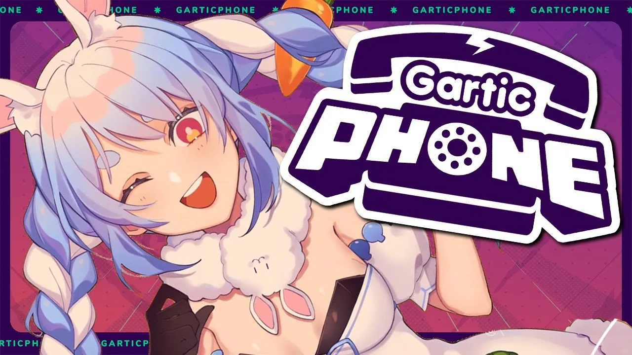 【Gartic Phone】お絵かき伝言ゲーム大好きウサギ登場！！！ぺこ！【ホロライブ/兎田ぺこら】