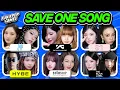 Lagu ⭐️ SAVE ONE SONG SM vs HYBE vs JYP vs YG vs 2 RANDOM COMPANIES | KPOP QUIZ - FUN KPOP GAMES 2025
