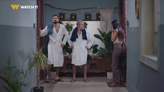 إيجار قديم يا ترى إيه اللي موق ف رمزي وطارق بالمنظر ده قد ام الجيران السبب كوميدي جدا 