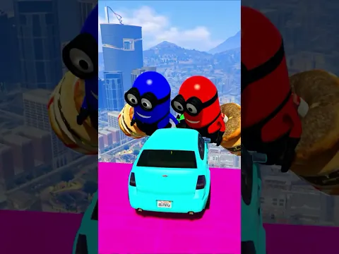 GTA 5 Epic Rag dolls Spider Man Jumps Fails Ep 2 #shorts