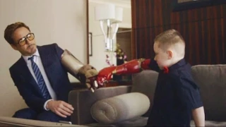 Iron Man Iron Boy New Arm Prosthetic From Robert Downey Jr