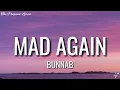BunnaB - Mad Again (Lyrics)