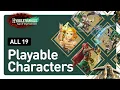 ALL 19 PLAYABLE CHARACTERS in Hyrule Warriors Age of Imprisonment - Full Roster Showcase