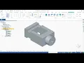 Solid Edge 3D Practice Exercise for mechanical part