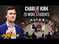 Download Lagu Can 25 Liberal College Students Outsmart 1 Conservative? (feat. Charlie Kirk) | Surrounded