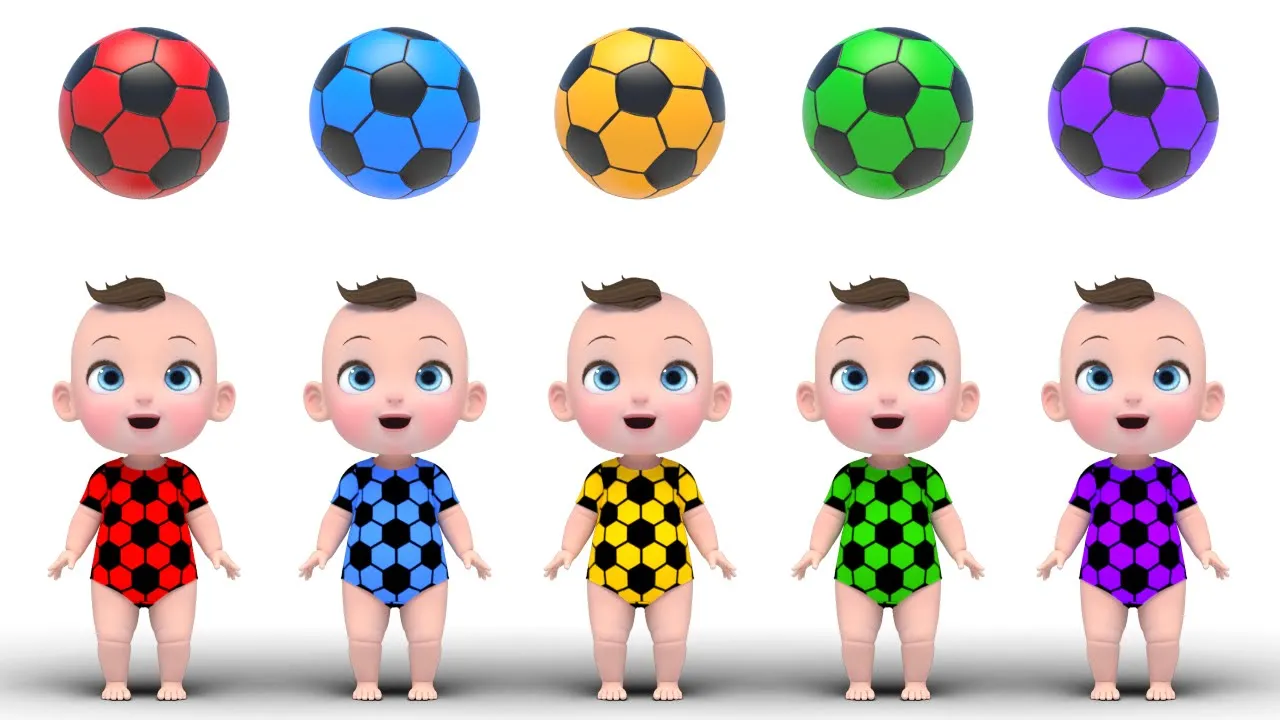 Baby Shark Song! | Learn Color Nursery Rhymes | Baby & Kids Songs