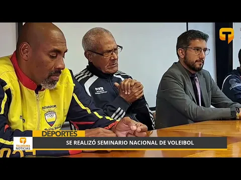 Se realizó seminario nacional de voleibol