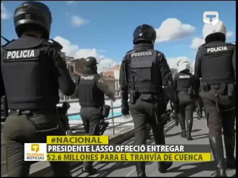 Presidente Lasso ofreció entregar 52.6 millones para el tranvía de Cuenca