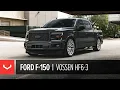 Lowered Ford F-150 Vossen Hybrid Forged HF6-3 Wheel