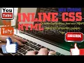 inline css html inline css html5 HSC IT PRACTICAL