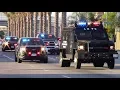 LAPD SWAT Bearcats Metro Units Responding