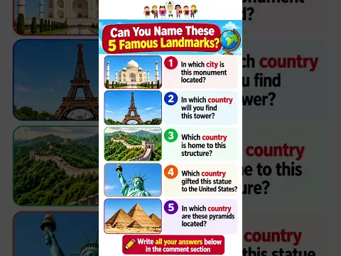 Can you answer this? | GKquiz | Famous landmarks of the world #gk