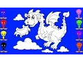 Dragon Coloring Pages For Kids - Dragon Coloring Book
